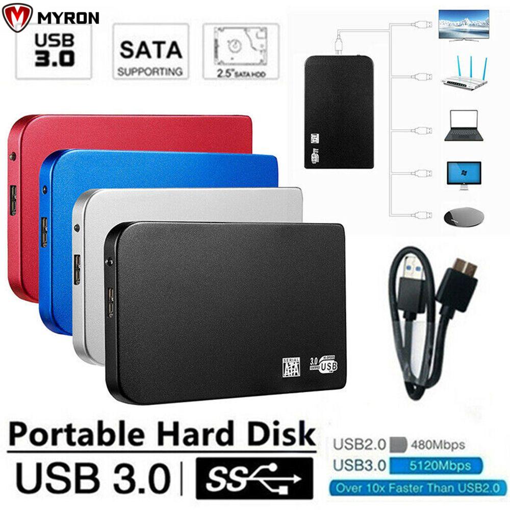 MYRON 4TB 8TB 16TB High Speed Mobile Hard Disk Memory USB 3.0 External Storage Portable SATA HDD Mini 2.5" Hard Drive/Multicolor