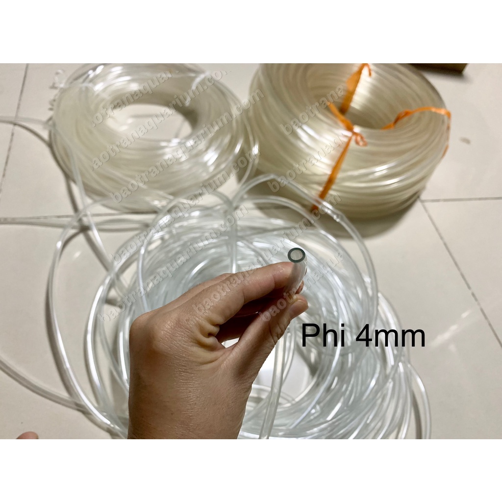 Ống nhựa PVC - Ống dẫn khí Co2, khí Oxy, ống dẫn nước hồ cá cảnh