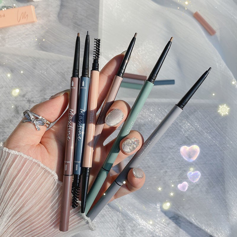 Bút chì kẻ lông mày trang điểm đầu tam giác siêu mịn màng chống thấm nước và mồ hôi