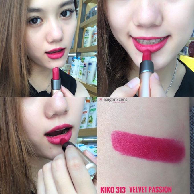 Son lì kiko velvet passion matte