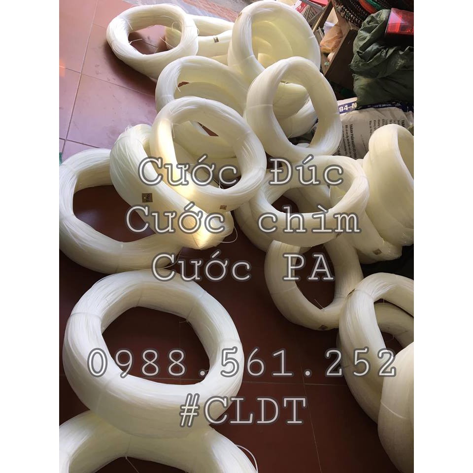 Dây cước đặc 3ly, 4ly - dây gân cước PA - cắt phát cỏ, dây căng