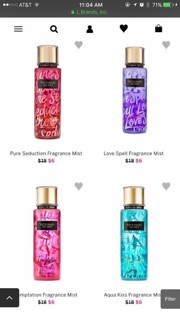 Body Mist Victoria secret