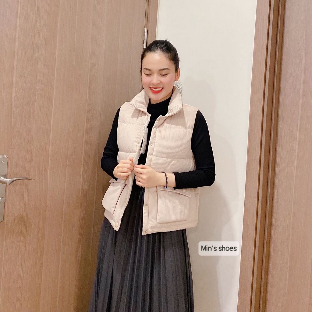 Min's Shoes - Áo Phao Gile Nữ Cao Cấp Áo 452