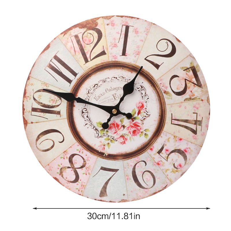 Đồng hồ treo tường kiểu dáng cổ điển xinh xắn