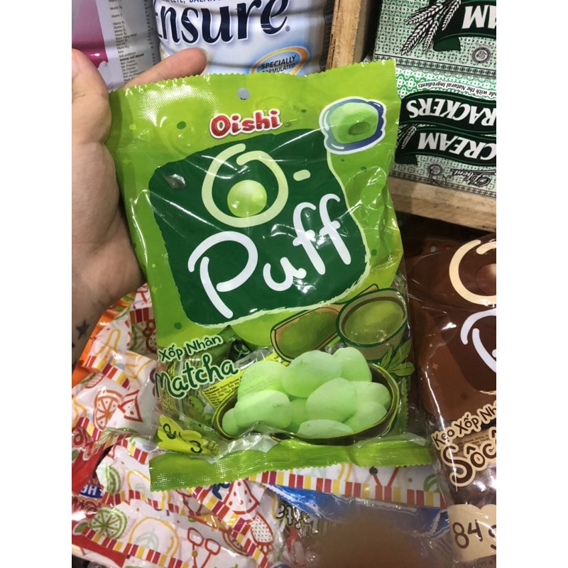 [Mã 267FMCGSALE giảm 8% đơn 500K] Kẹo Xốp nhân Sô Cô La Oishi và Kẹo Xốp nhân Matcha Oishi | BigBuy360 - bigbuy360.vn