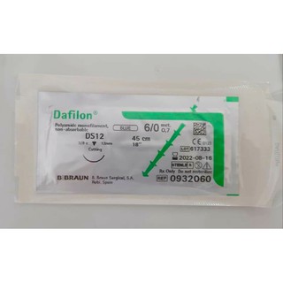 Chỉ thẩm mỹ, chỉ nhấn mí Dafilon 6/0 Braun