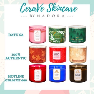 Nến thơm bath and body works scented candle 3 wicked 411g