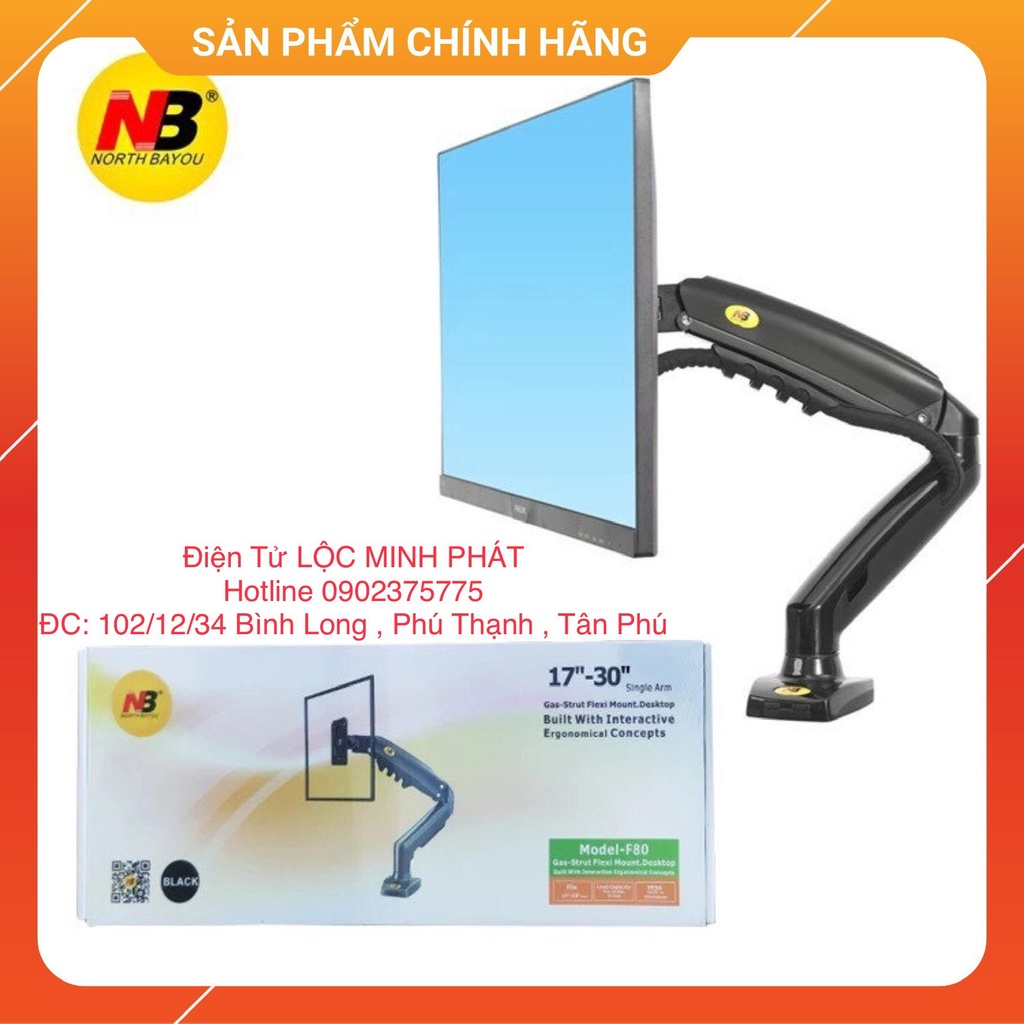 Giá Treo Máy Tính Xoay Đa Năng NB - F80  Model 2021