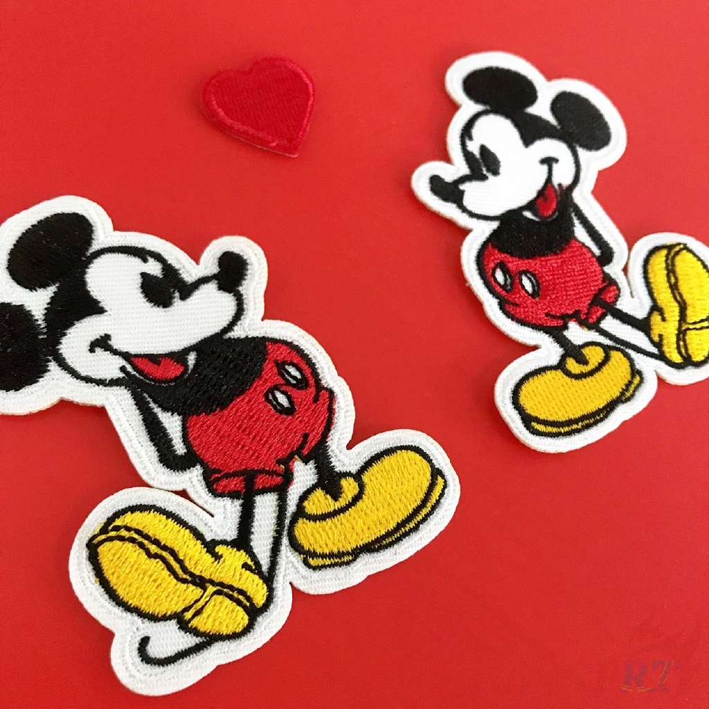 Miếng vá thêu họa tiết chuột Mickey Disney DIY 03