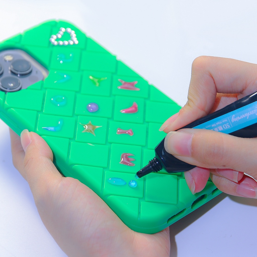 Gel vẽ nổi 5D nhiều màu sắc trang trí móng