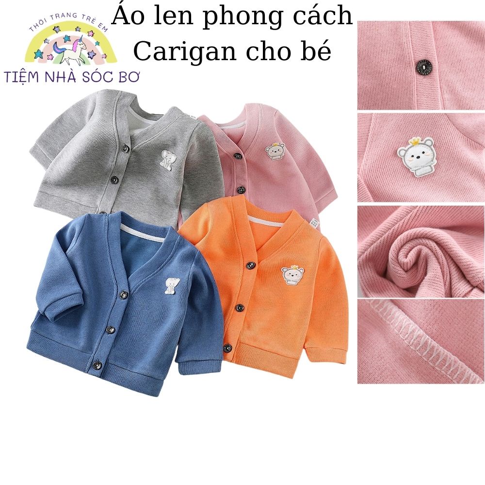 Áo len bé trai bé gái phong cách Hàn Quốc đủ Size từ 6 tháng đến 5 tuổi