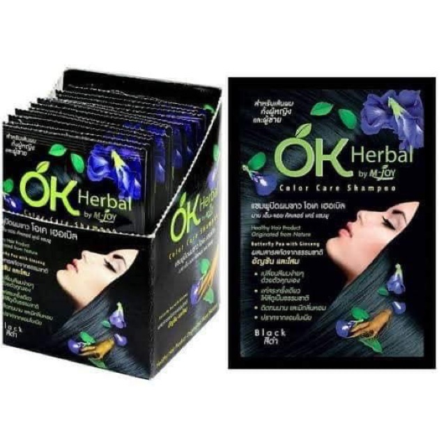 Dầu Gội Nhuộm Tóc OK Herbal