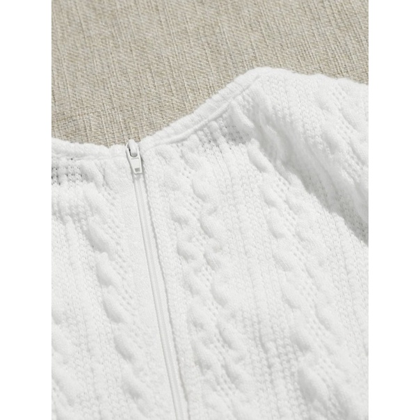 Áo tank top dáng ngắn dệt kim