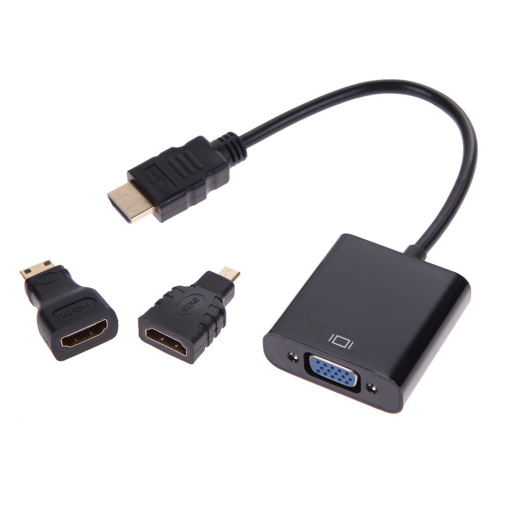 Chip Chuyển Đổi Micro Hdmi / Mini Hdmi / Hdmi Sang Vga 1080p