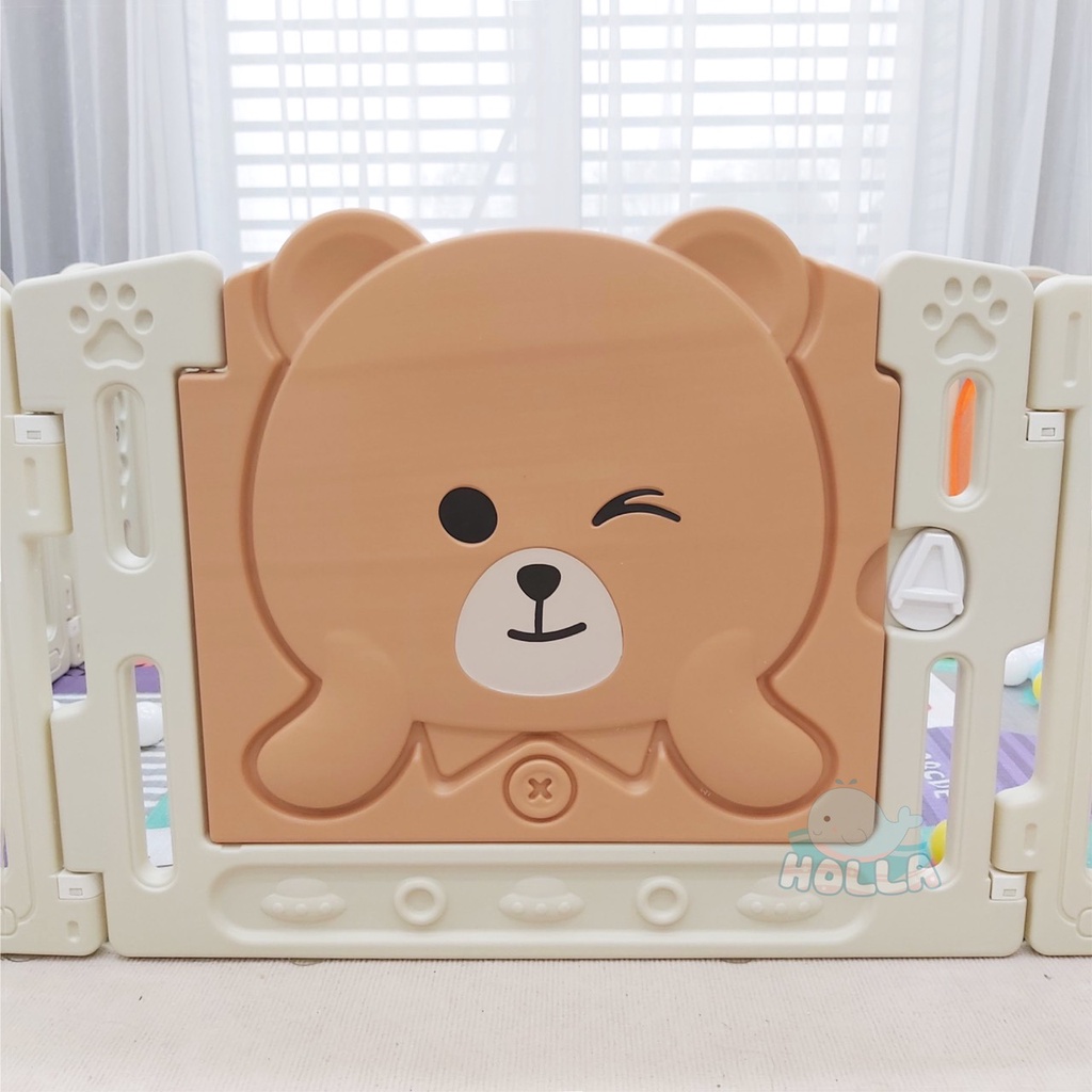 Bộ Quây Cũi Nhựa Holla Bear