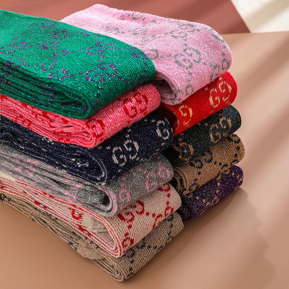 Vớ Gucci Cổ Cao 10 Màu Thời Trang Thu Đông Cho Nam Và Nữ