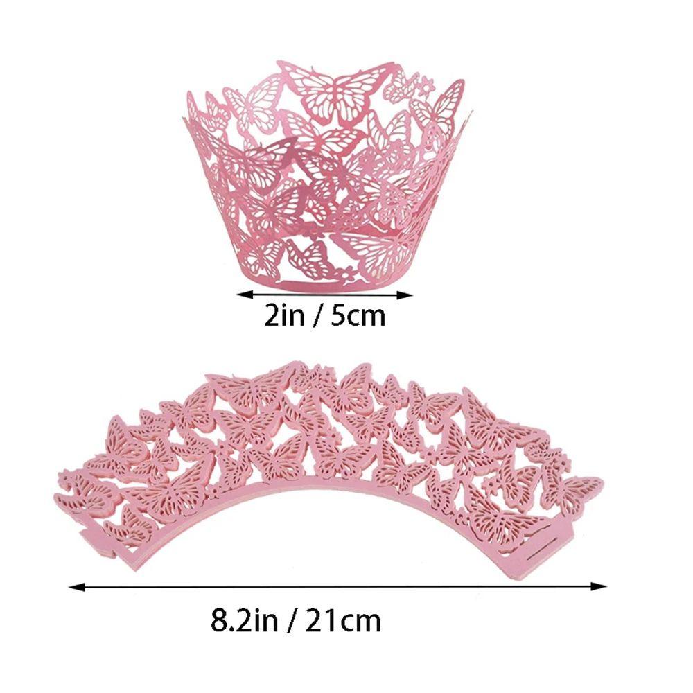 Giấy Gói Bánh Cupcake Cắt Ren Trang Trí Viền Bánh Kem Sinh Nhật DIY