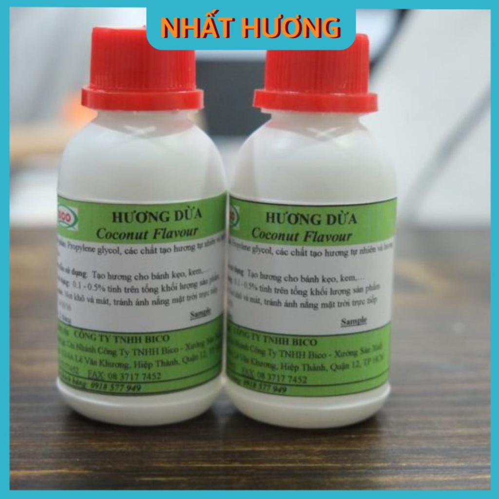 Hương Dừa Bico Không Màu 100gr