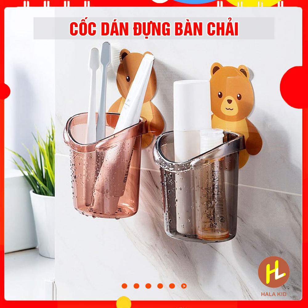 Giỏ treo Bàn chài và kem đánh răng LOẠI DÁN/ HÚT CHÂN KHÔNG tiện lợi (1 chiếc)