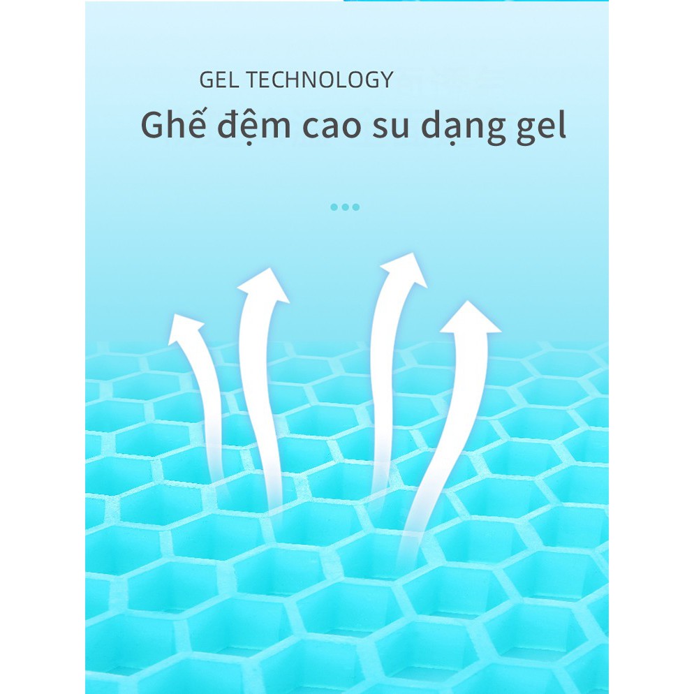 Ghế đệm cao su dạng Gel thoáng khí Nhật Bản | BigBuy360 - bigbuy360.vn