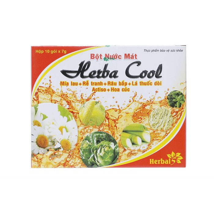 Bột nước mát thảo dược Herba Cool 10 gói