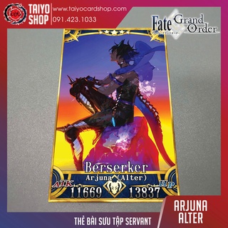 Thẻ bài sưu tầm custom, bánh xốp Fate Grand Order, FGO, Fate/Grand Order Arjuna Alter