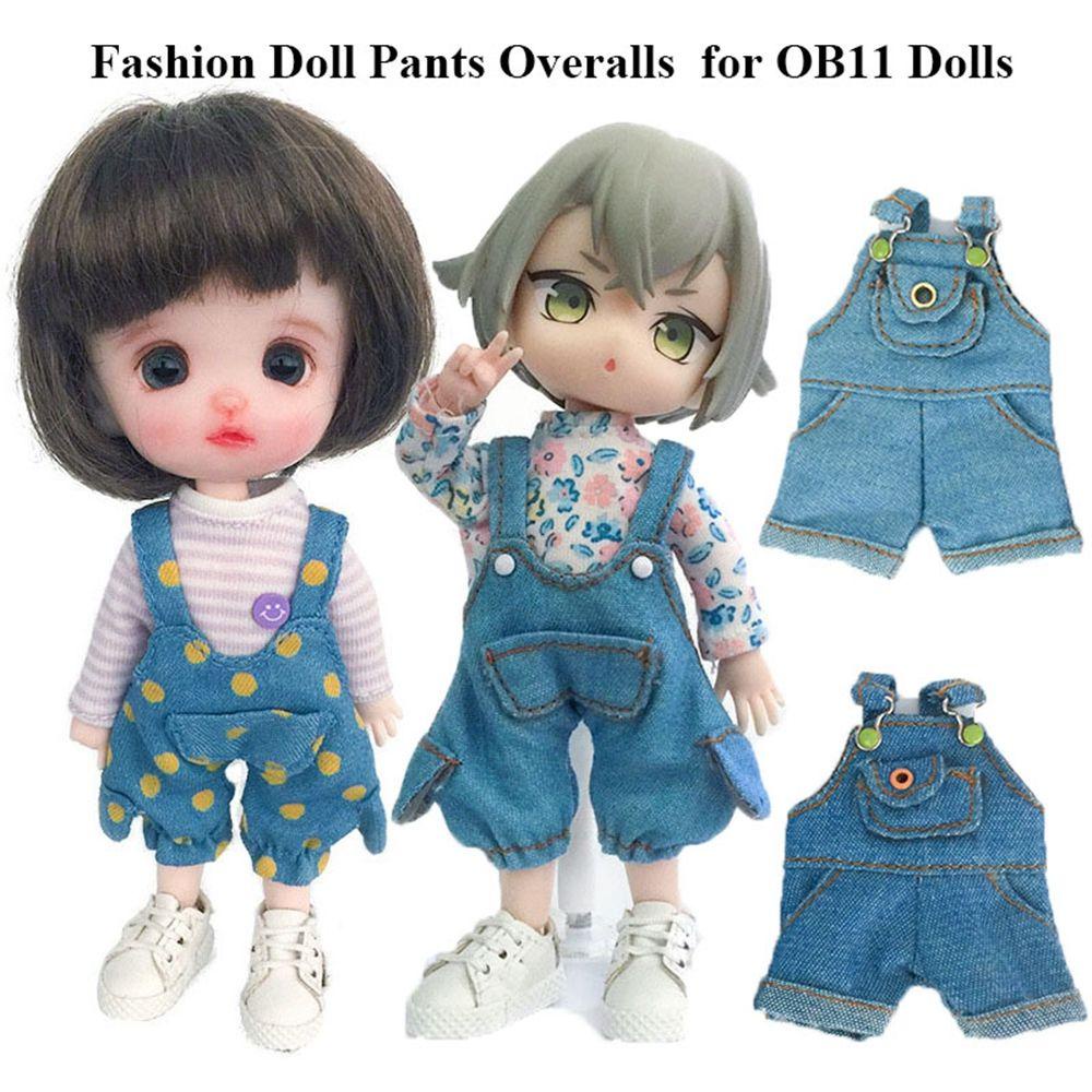 Quần Búp Bê Thời Trang Chất Lượng Cao Có Túi Cho Búp Bê ob11 obitsu11 Tỉ Lệ 1 / 12