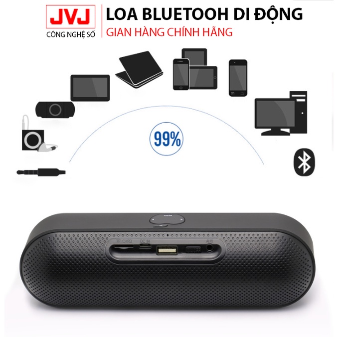 Loa Bluetooth mini không dây JVJ S812 nghe nhạc ngoài trời bass chuẩn Âm Thanh Chất Lượng Hỗ Trợ Cắm Thẻ Nhớ, USB