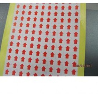 Tem mũi tên dán lỗi sản phẩm 1cm