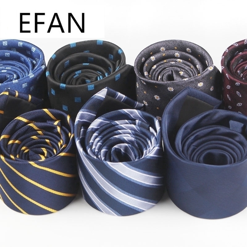 Mặc gì đẹp: Đẹp với EFAN Cà Vạt Nam 7cm Họa Tiết Đơn Giản Lịch Lãm Thời Trang D09-1-20