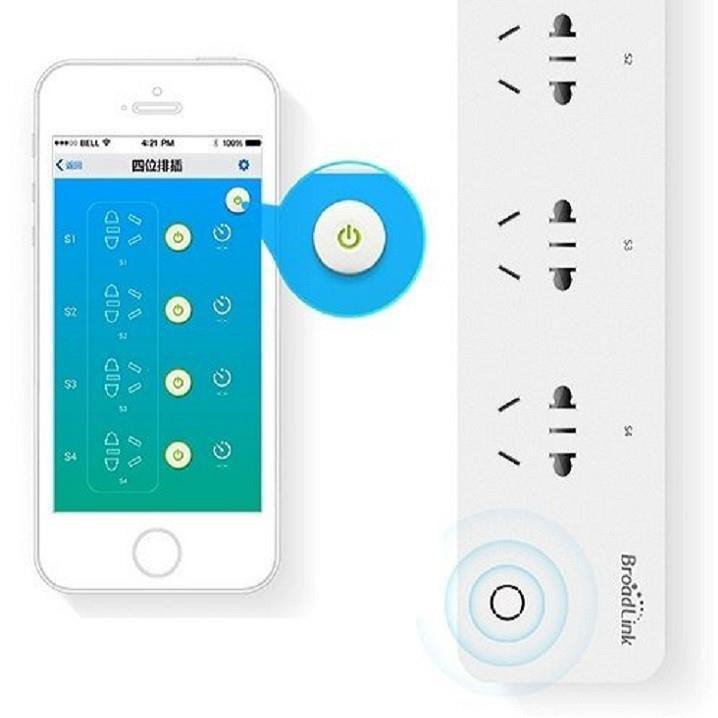 Ổ Cắm Điện Thông Minh Kết Nối Wifi Điều Khiển Từ xa qua điện thoại
