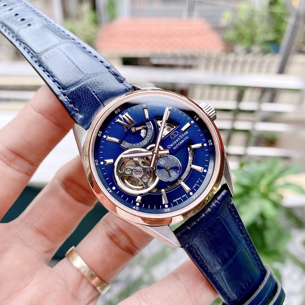 ĐỒNG HỒ - NAM - ORIENT STAR LIMITED NEW 2019 SEMI SKELETON RE-AV0111L00B - AUTOMATIC - DÂY DA - LIMITED