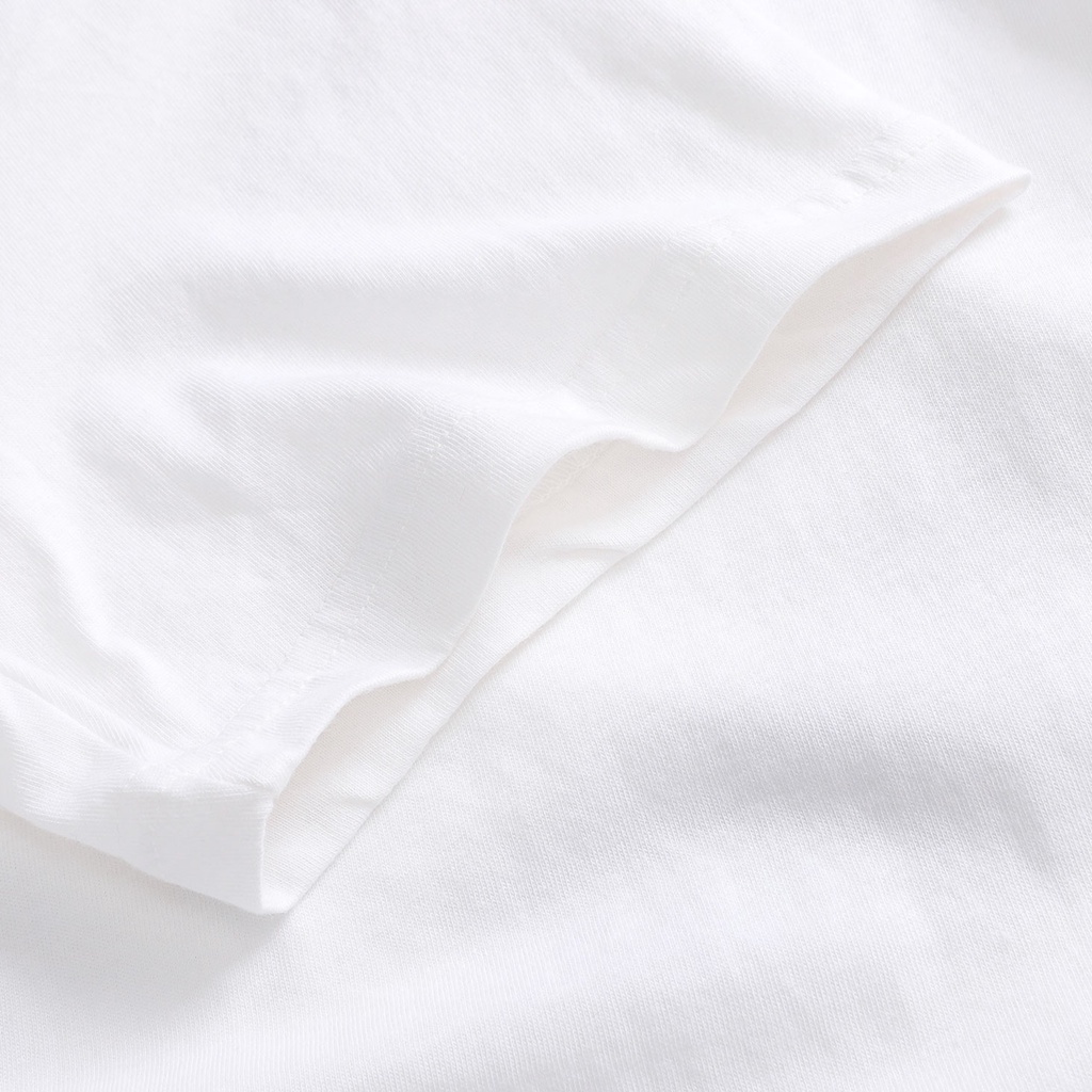 Áo Ba Lỗ Nam thun 3 Lỗ Trắng Trơn Lót trong Sơ Mi 100% Cotton Mềm Mịn Co Giãn Siêu Thấm Mồ Hôi Ramsey RSC_201.