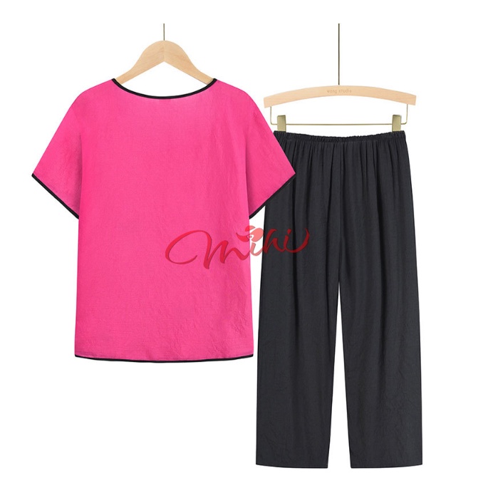 Đồ bộ trung niên nữ đẹp B55 - Bộ ngủ cho mẹ Quần áo kiểu thời trang cho người lớn tuổi trung tuổi mặc nhà Bigsize giá rẻ