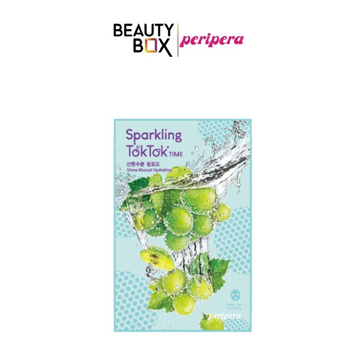 Mặt Nạ Giấy Peripera Sparkling Toktok Time Mask Sheet 18g