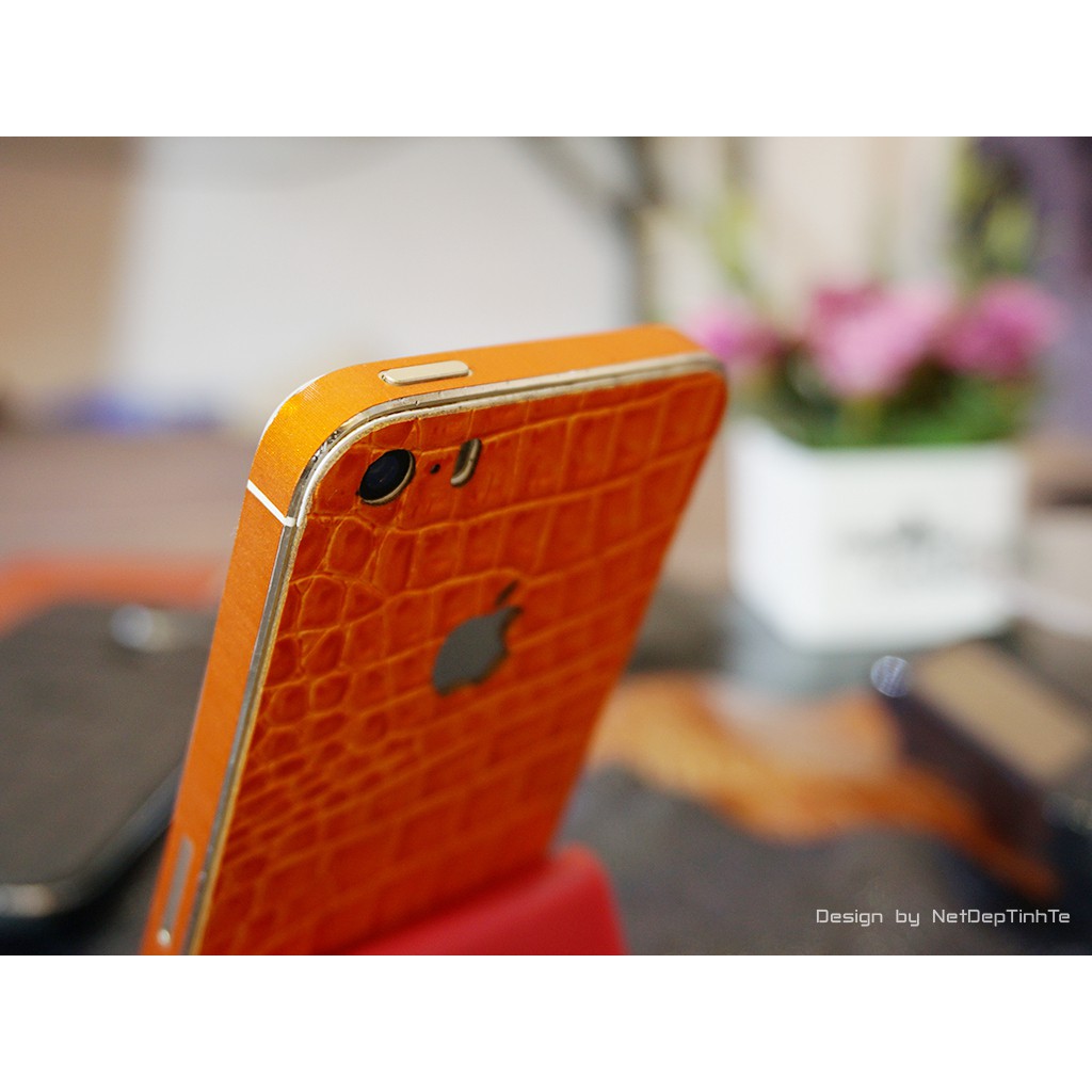 [ Hot_Sale ] Miếng dán da Iphone 5s - D62