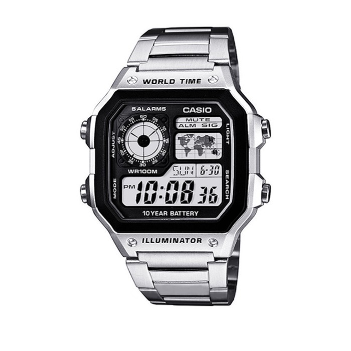 ĐỒNG HỒ NAM CASIO AE-1200WH-1A