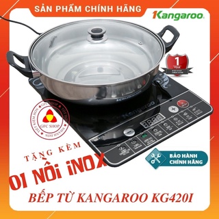 Bếp điện từ đơn Kangaroo KG420i tặng kèm nồi lẩu - Bảo hành chính hãng 1 năm