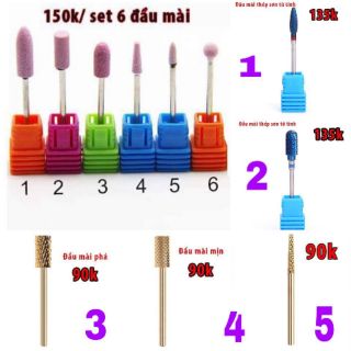 Các loại đầu mài