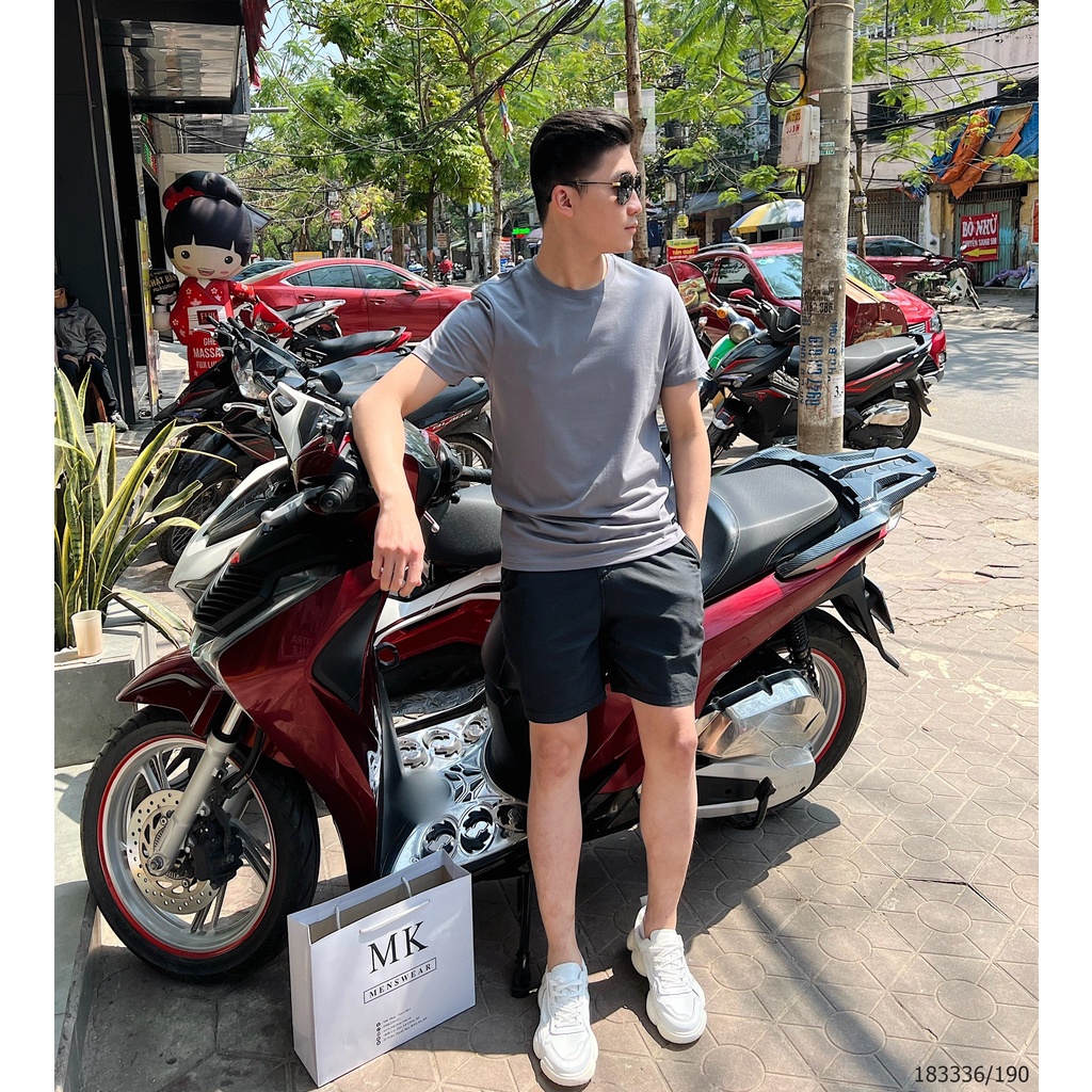 Áo ngắn tay Defoxx trơn cổ tròn basic đủ size nam và nữ