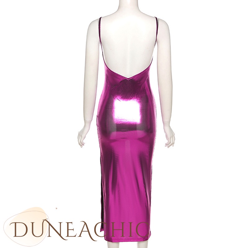 DUNEA Đầm Ôm Xẻ Tà Gợi Cảm Thời Trang Cho Nữ