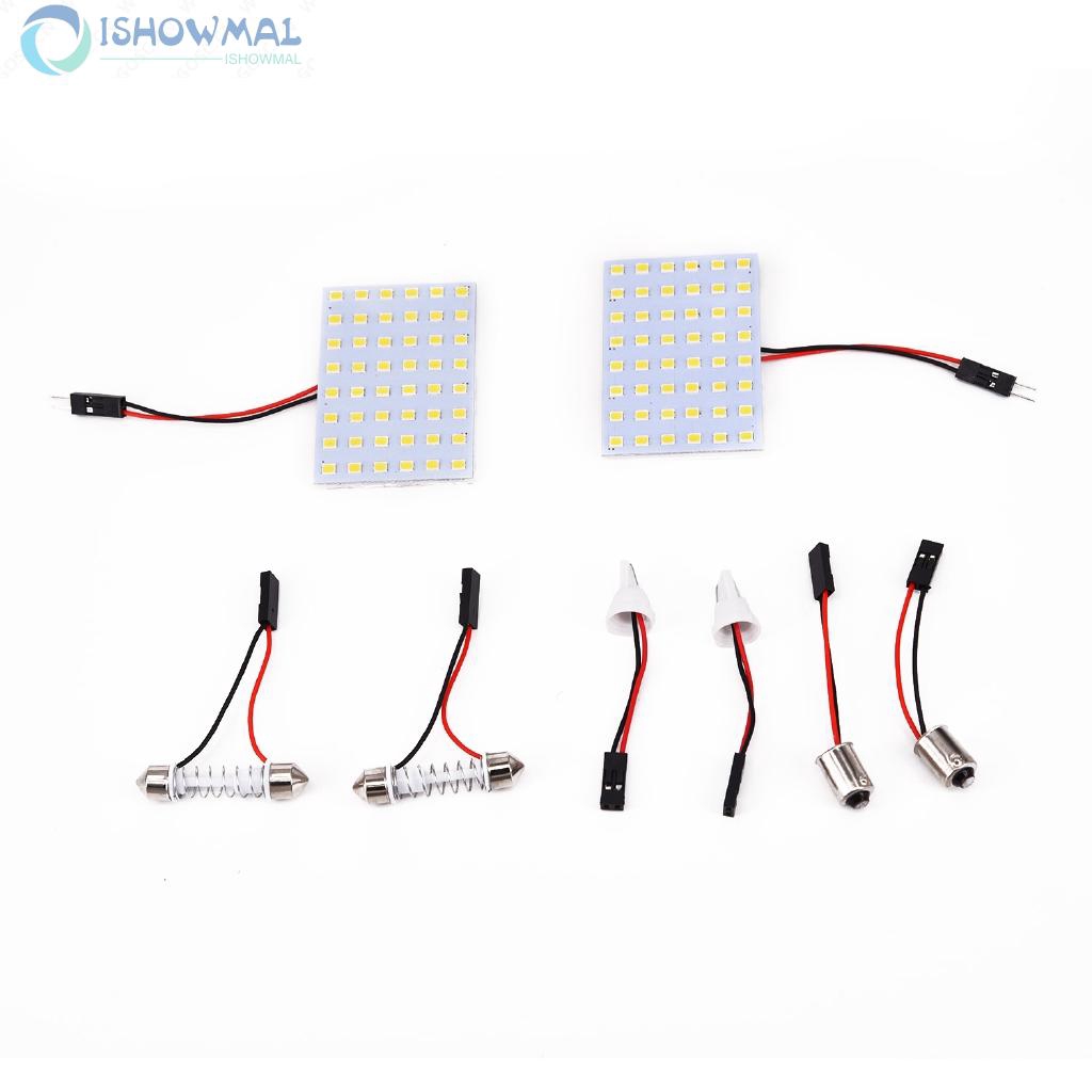 Set 2 tấm đèn COB 12V 4.8W chất lượng cao kèm phụ kiện chuyên dụng cho xe ô tô | BigBuy360 - bigbuy360.vn