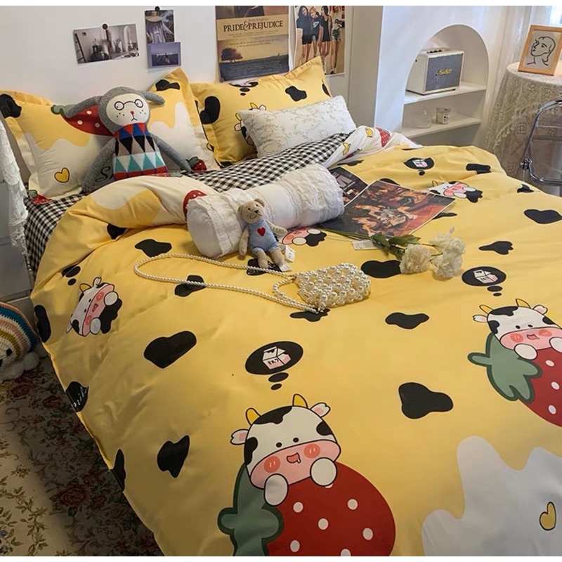 BỘ COTTON POLY BÒ DÂU