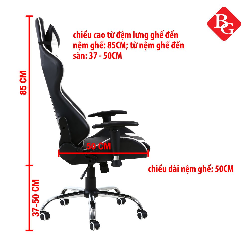 CHAIR - Ghế livestream giá rẻ,ghế gaming, văn phòng chất lượng cao cấp, chân xoay ngã 165 độ Mẫu G1 (nhiều màu)