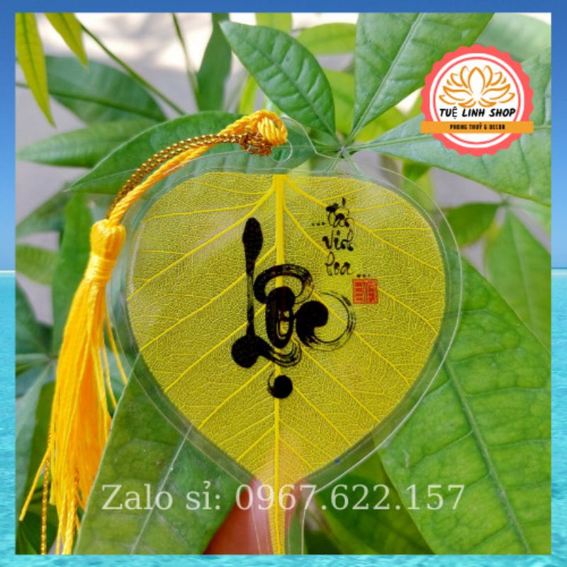 Combo Lá Bồ Đề và 3 miếng dán Linh Phù kết hợp