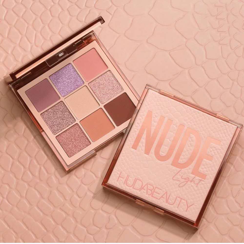 Bảng Phấn Mắt 9 Màu Nude Sắc Nude Sáng Huda