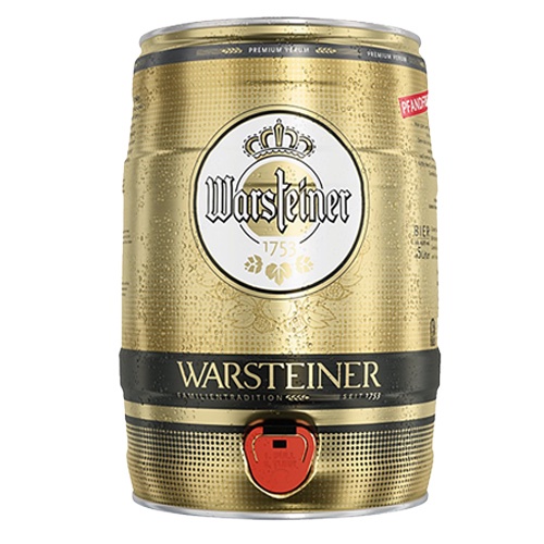 Bia Warsteiner Premium 4.8% – Bom 5l