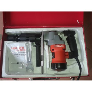 Máy đục bê tông Hikari 08-10B Hikari made in Thái lan, màu đỏ, 1050W, dây đồng chịu nhiệt.