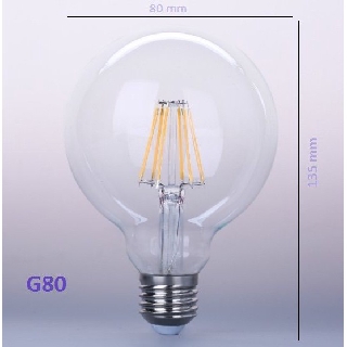 Bóng đèn Led Edison giả sợi đốt G80 4W