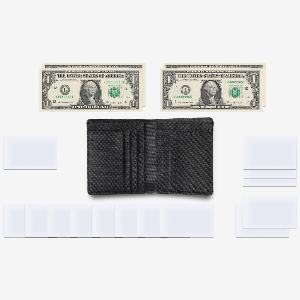 Ví Vải DIM Mixed Wallet - Đứng (Thiết Kế Gập Đôi, Đựng 8 - 10 Thẻ, Vừa CMND - GTX, Đựng Tối Đa 15 - 20 tờ tiền) - 3 Màu | BigBuy360 - bigbuy360.vn